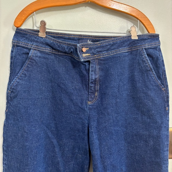 Boden The Camberwell cropped High Rise Wide Leg Jeans Size 14 - Picture 5 of 12
